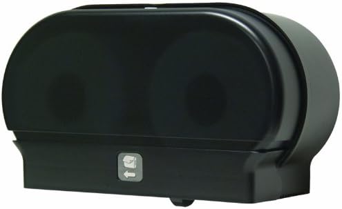 Palmer Fixture Rd032102 Minitwin Standard Tissue Dispenser Black Translucent