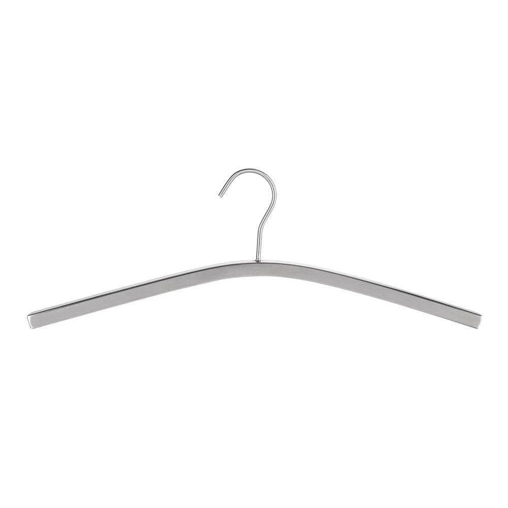 WENKO 64116100 Hanger Noblesse Silver matt, Stainless steel, 46 x 16 x 1.5 cm, Silver matt