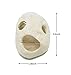 WSgift 2 Pack Safe Bone White Ceramic Aquarium Decorations Small Skull Stackable Fish Tank Decor Cave for Hiding, Betta Fish Accessoriesthumb 1