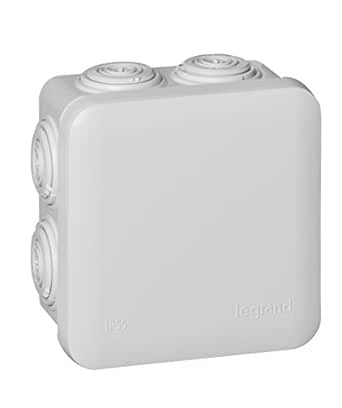 Legrand 92012 Caja de conexiones eléctricas, 80x80x45 mm ...