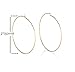 Big Gold Filled Hoop Earrings for Women 2 Inch Large Hoop Earrings Set Gifts for Her Thin Endless Hoop Earrings in Gold