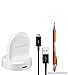 Samsung Wireless Charger for Samsung Gear S2 & Gear S2 Classic EPOR720 White + MKK Stylus - Non Retail Packaging