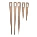 Tenrry 5 PCS Wood Hand Loom Stick Wooden Shuttle Tapestry Weaving Knit Handcrafts Tool