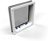 Cat Mate 4-Way Locking Cat Flap for Large Cats and Small Dogs White view 3