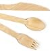 300 Pieces Disposable Wooden Cutlery Set by Easy Life Creations with 100 Forks 100 Knifes 100 Spoons | 100% Eco-Friendly Disposable Silverware, Birch Wood, Biodegradable, Compostable Utensils | EBOOK