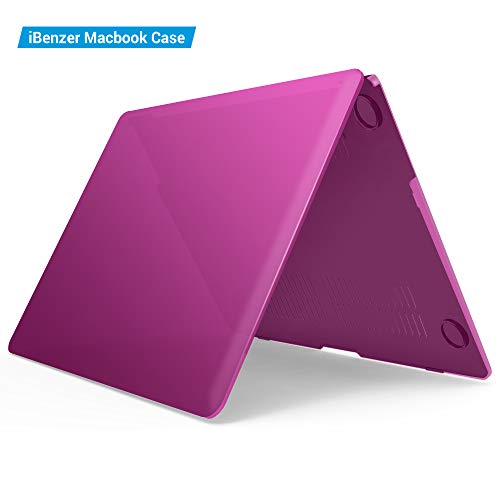 iBenzer MacBook Air 13 Inch Case, Soft Touch Hard Case Shell Cover with Keyboard Cover for Apple MacBook Air 13 A1369 1466 NO Touch ID,Lavender,MMA13VT+1