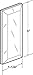 Prime-Line Products N 6942 Mirrored Door Pull with Adhesive Back (2-Pack)