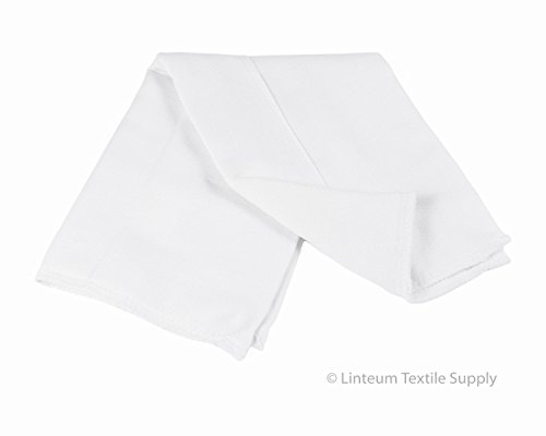 Linteum Textile (6-Pack, 12x16 in.) BABY DIAPERS Reusable Washable Birdseye Prefold Burp Cloth 2-Ply NEW Shrinkage Control Added