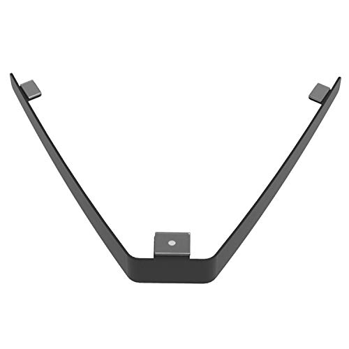 WALI Floating Wall Mounted Shelf V-Shape Bracket for DVD Player, Cable Box, Games Consoles, and Other TV Accessories (CS01BR), Black