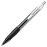 Paper Mate 1753365 Roller Ball Retractable Gel Pen, Black Ink, Bold, Dozen