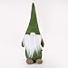 RITODULIA ZHUANGYI Handmade Swedish Gnome Santa Scandinavian Gnome Plush Figurines Gnome Elf Christmas Ornaments Gifts Home Christmas Decoration-Green