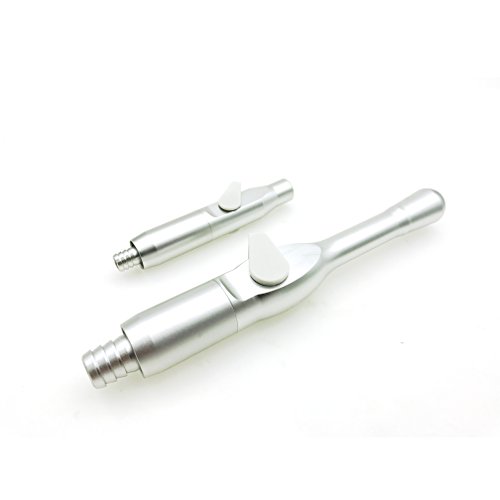 Aluminum Strong Suction Head Weak Suction Head Long Type for Dental Chair by NSKR HPS (1 Pair)