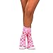 Pink Ribbon Breast Cancer Awareness Crew Socks with Gift Box for Women 9-11 12-Pair (Gift 12pk-Pink Ribbon)
