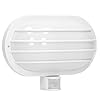 ORNO Solano E27 buitenlamp met bewegingsmelder, tot 60 W, IP44 waterdicht (gloeilamp apart gekocht) (wit)