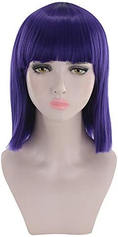 Clearence Wigs Short Straight Heat Resistant Synthetic Hair Gray Nature Black Womens