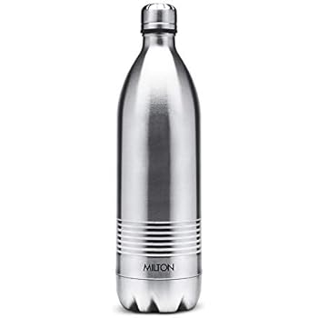 Milton Thermosteel Duo Deluxe Stainless Steel Water Bottle (Steelplain, 1000ML)