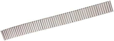 Silver/Multicolor Stainless Steel Watch Band, Mat Finish, Expansion Band, 12/14/16/17/19/20mm Strap