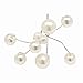 Fani 6pcs Pearl Hair Pins Clips Decorative Jewelry Flower Hairpins Accessories for Women Bridal Wedding