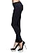 Vialumi Womens Juniors Solid Colored Five Pocket Stretch Skinny Jeans Sizes 0-13