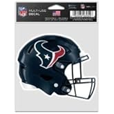 Houston Texans Helmet Fan Decals 3.75" x 5"