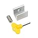 6 Pieces Adjustable Sliding Window Locks Stops Aluminum Alloy Door Frame Security Lock with Keys