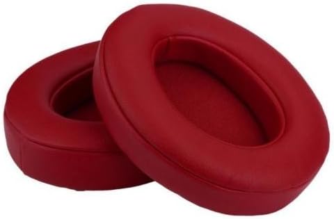 Hunsp 2X Replacement Ear Cushion Pads Ear Cups Pad for Beats by Dr Dre Studio 2.0 (Red)