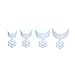 FlyItem 500 Pcs French Short Style Acrylic False Nail Art Tips Finger Sticker Extension Tool (White)