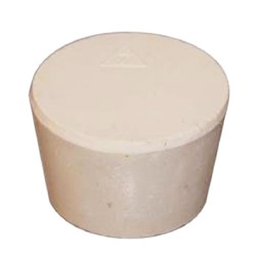 Size #6.5 Rubber Stopper: Tan / Solid
