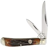Rough Ryder Trapper Brown Stag Bone RR1848