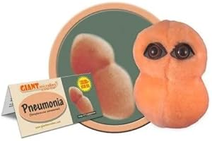 GIANT MICROBES GIANTmicrobes Pneumonia Plush – Get Well Gift and Learning Science Tool for Friends, Family, Patients, Students, Doctors, Nurses, Scientists, Public Health Experts and Teachers