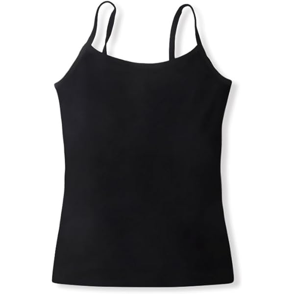 トップス Sora bicolor camisole black ANDMARY】Sora bicolor camisole