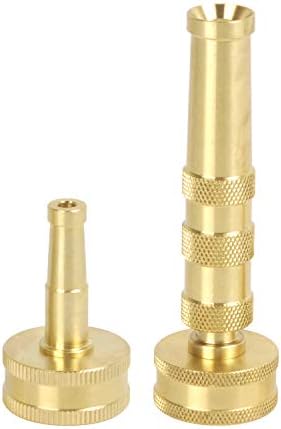 Sun Joe Sji-4Bhnc Ultimate Solid Brass Heavy Duty Adjustable Twist Nozzle And Jet Sweeper Nozzle