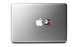 Retro 8-Bit Red Shy Guy Decal from Yoshi's Island