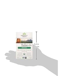 Té orgánico de la India, libre de cafeína, 18 unidades, 0124966, 2