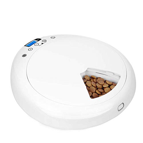 Automatic Pet Feeder For Medium Small Cat Dog 6 Meal Trays Wet