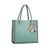 Big Sale! Fashion Elegant Girls Handbags PU Leather Shoulder Bag Clutches Candy Color Flowers Women Totes Purse (Green)