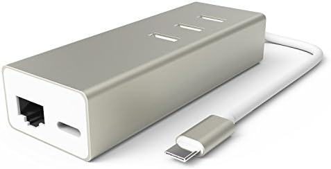Type C Hub,3 USB 3.0 ports,Ethernet Adapte , Portable for MacBook Pro 2015/2016, Chromebook and more Type-C Devices