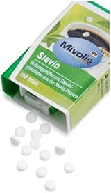 Mivolis Stevia Tablets 100 pcs Sweetener - Lactose & Flavor-Free view 2