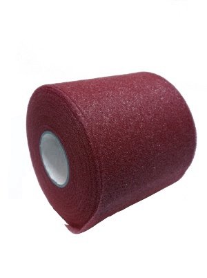 Foam Underwrap / Prewrap for Athletic Tape - Maroon - 12 pack