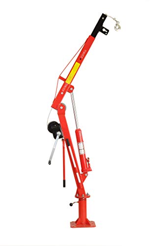 Pro-Lift-Werkzeuge Pick Up Kran Ladekran Hebekran Schwenkkran 450 kg mit Seilwinde Pritsche Anhänger klappbar – Bild 3