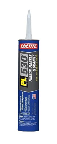 Click Here to See More Images Loctite 1693636 10 oz. PL 530 Mirror, Marble and Granite Adhesive, Light Tan (18 Pack)