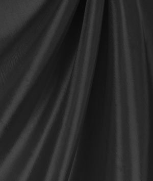 Black Taffeta Fabric - by the Yard
