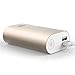 Power Bank HAME H16 11000mAh External Battery Pack Portable Phone Charger Compact Power Pack Metal Body 5V 2A In/Output Fast Charging for Smart Phone and Tablets (Gold)