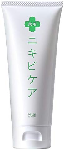 Acne Facial Cleanser, Quasi-drug, Medicinal Acne Care, Face Wash, Men’s, Women’s, Skin Care, For Sensitive Skin, Dry Skin, Face Cleaning Foam, For Acne, Spouts Prevention, Pores, Facial Cleansing, No Additives, Men’s Face Washing, 3.5 oz (100 g)