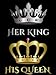 Her King His Queen Matching Couple T Shirts - His and Hers Custom Shirts - Couples Outfits for Him and Her