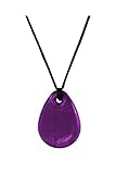 Raindrop - Heather - Chew Necklace for Sensory, Oral Motor, Anxiety, Autism, ADHD