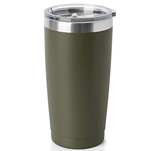 2 Tumbler+Insulated+Stainless+Beverage+ArmyGreen