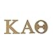 Desert Cactus Kappa Alpha Theta Sorority 7.5 Unfinished Wood Wooden Letter Set