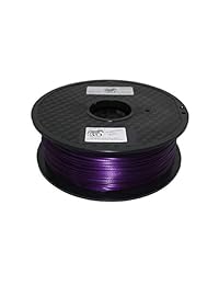 COLORME3D Calidad Impresora 3D PETG Filamento Morado Haze (Amazing Purple Color Prints Like Glass) 1KG (2.2 LBS) Hecho en los Estados Unidos 0.069 in +   0.002 in Precisión Purple Haze PETG