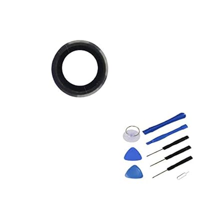RepairMedia-Shop ?RM? Für iPhone 6s+ Plus Kameralinse Objektiv Kamera Glas Scheibe Lens mit Rahmen Linse Spacegrau Grey Black